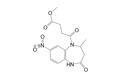 methyl 4-(2-methyl-8-nitro-4-oxo-2,3,4,5-tetrahydro-1H-1,5-benzodiazepin-1-yl)-4-oxobutanoate