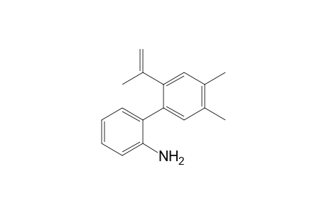 2-(2-isopropenyl-4,5-dimethyl-phenyl)aniline
