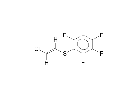 (E)-PENTAFLUOROPHENYL(2-CHLOROVINYL)SULPHIDE