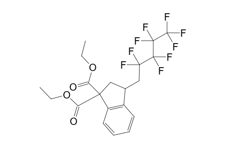 Diethyl 3-(2,2,3,3,4,4,5,5,5-nonafluoropentyl)-2,3-dihydro-1H-indene-1,1-dicarboxylate