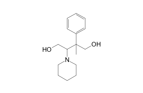 3-(Piperidin-1'-yl)-2-methyl-2-phenylbutane-1,4-diol