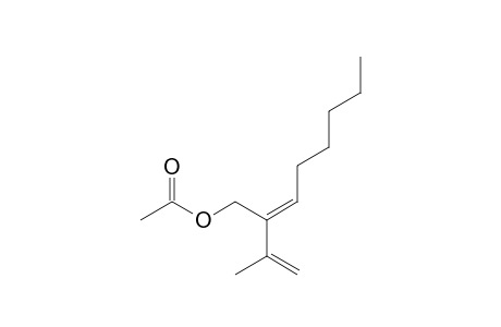 (Z)-2-(Propen-2'yl)oct-2-enyl acetate