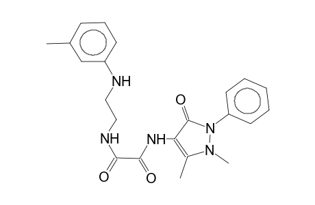 N-[2-(3-methylanilino)ethyl]-N'-(1-phenyl-2,3-dimethyl-5-oxo-3-pyrazolin-4-yl)oxalic acid diamide
