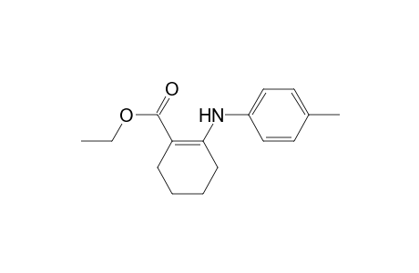 Cyclohex-1-enecarboxylic acid, 2-p-tolylamino-, ethyl ester