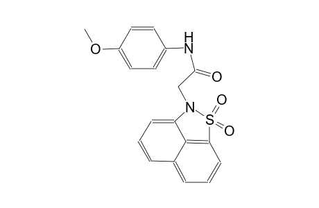 2-(1,1-dioxido-2H-naphtho[1,8-cd]isothiazol-2-yl)-N-(4-methoxyphenyl)acetamide