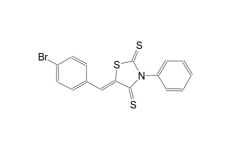 (5Z)-5-(4-bromobenzylidene)-3-phenyl-1,3-thiazolidine-2,4-dithione