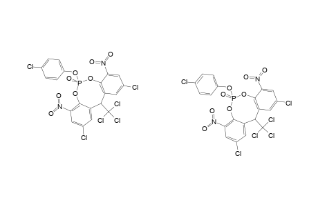 6-(4-CHLOROPHENOXY)-2,10-DICHLORO-4,8-DINITRO-12-TRICHLOROMETHYL-12H-DIBENZO-[D,G]-[1,3,2]-DIOXAPHOSPHOCIN-6-OXIDE