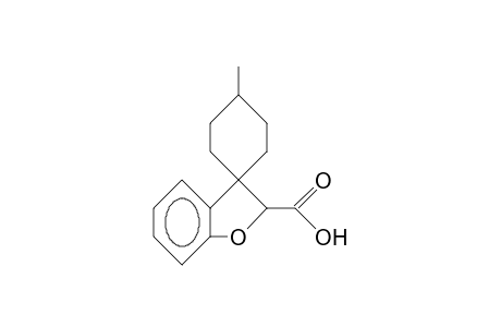 Spiro(benzofuran-3(2H),1'-(endo-4'-methyl-cyclohexane)-3-carboxylic acid