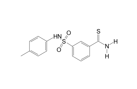 m-(p-tolylsulfamoyl)thiobenzamide