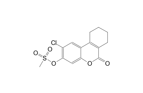 6H-dibenzo[b,d]pyran-6-one, 2-chloro-7,8,9,10-tetrahydro-3-[(methylsulfonyl)oxy]-