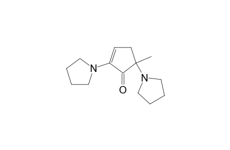 5-Methyl-2,5-di-1-pyrrolidinyl-2-cyclopenten-1-one