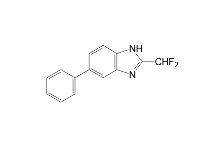 2-(difluoromethyl)-5(or6)-phenylbenzimidazole
