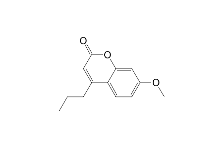 7-Methoxy-4-propyl-1-benzopyran-2-one