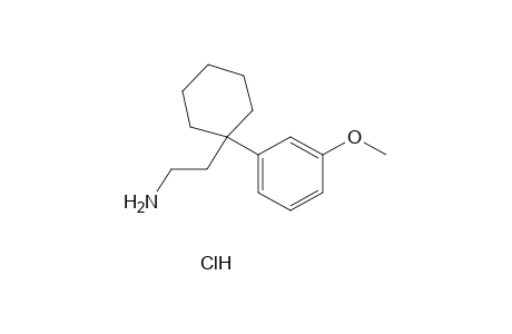 1-(m-METHOXYPHENYL)CYCLOHEXANEETHYLAMINE, HYDROCHLORIDE