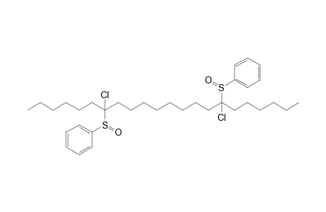 7,16-Dichloro-7,16-di(phenylsulfinyl)docosane