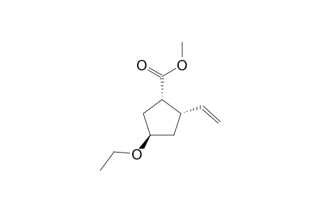 Cyclopentanecarboxylic acid, 2-ethenyl-4-ethoxy]-, methyl ester (1.alpha.,2.alpha.,4.beta.)-