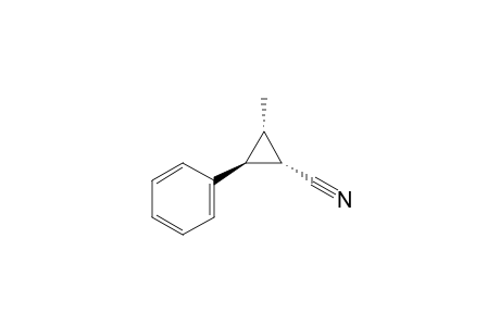 (1S,2S,3S)-2-methyl-3-phenylcyclopropane-1-carbonitrile