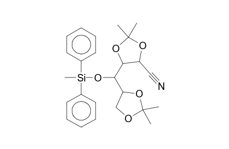 D-MANNONONITRILE, 4-O-(DIPHENYLMETHYLSILYL)-2,3;5,6-DI-O-ISOPROPYLIDENE