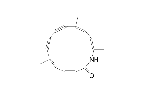 6,11,14-trimethylazacyclotetradeca-3,5,11,13-tetraene-7,9-diyn-2-one