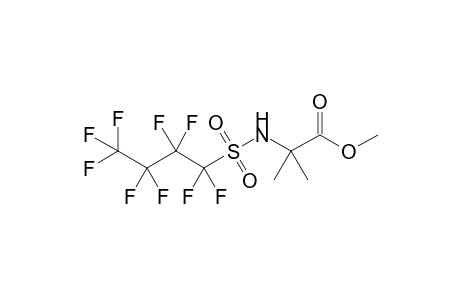 2-Methyl-2-(1,1,2,2,3,3,4,4,4-nonafluorobutylsulfonylamino)propanoic acid methyl ester