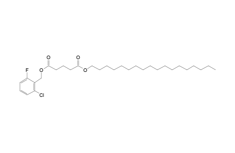 Glutaric acid, 2-chloro-6-fluorobenzyl octadecyl ester