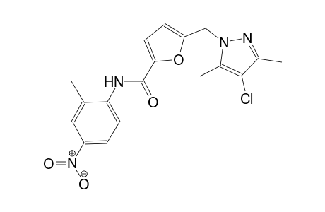 5-[(4-chloro-3,5-dimethyl-1H-pyrazol-1-yl)methyl]-N-(2-methyl-4-nitrophenyl)-2-furamide