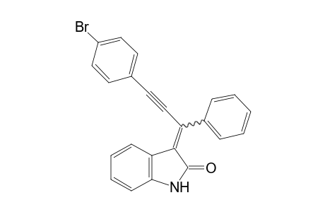 3-(3-(4-Bromophenyl)-1-phenylprop-2-ynylidene)-2-oxoindoline