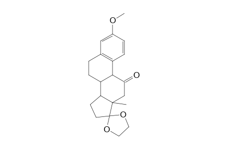 17,17-ETHYLENEDIOXY-3-METHOXYOESTRA-1,3,5(10)-TRIEN-11-ONE