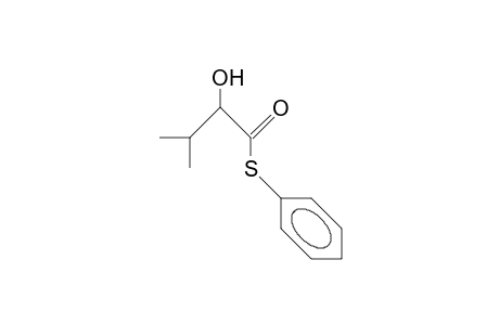 2-Hydroxy-3-methyl-thiobutanoic acid, S-phenyl ester