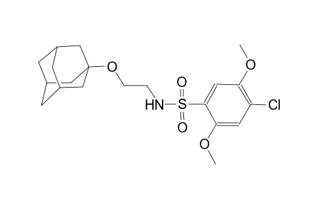 N-[2-(1-adamantyloxy)ethyl]-4-chloro-2,5-dimethoxybenzenesulfonamide