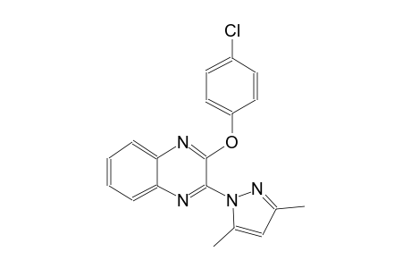 2-(4-chlorophenoxy)-3-(3,5-dimethyl-1H-pyrazol-1-yl)quinoxaline