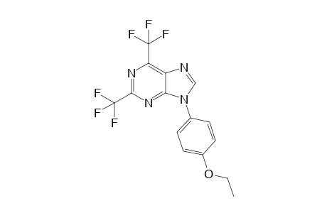 2,6-Bis(trifluoromethyl)-9-(4-ethoxyphenyl)-9H-purine