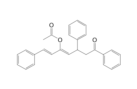 (Z)-5-Acetoxy-1,3,7-triphenyl-hept-4,6-dien-1-one
