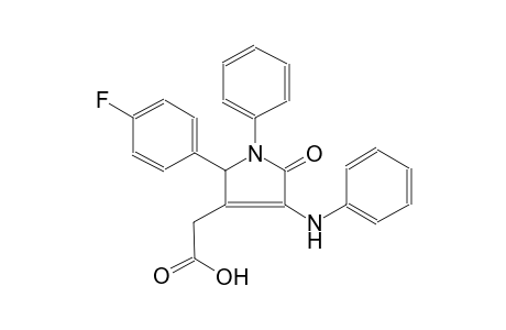 [2-(4-fluoro-phenyl)-5-oxo-1-phenyl-4-phenylamino-2,5-dihydro-1H-pyrrol-3-yl]-acetic acid
