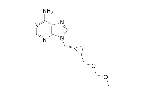 9-[(E)-[2-(methoxymethoxymethyl)cyclopropylidene]methyl]-6-purinamine