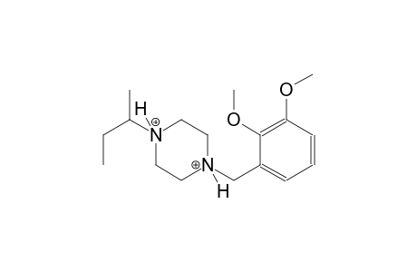 1-sec-butyl-4-(2,3-dimethoxybenzyl)piperazinediium