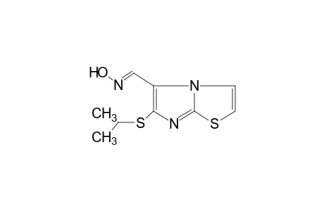 6-(ISOPROPYLTHIO)IMIDAZO[2,1-b]THIAZOLE-5-CARBOXALDEHYDE, OXIME