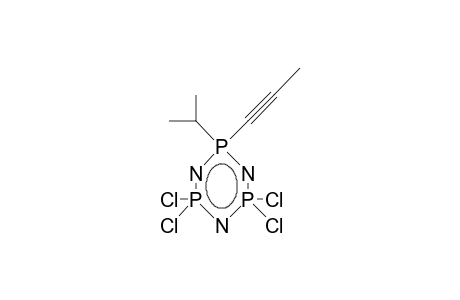 1-Isopropyl-1-(1-propynyl)-tetrachloro-phosphacene