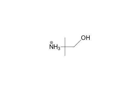 2-Ammonio-2-methyl-1-propanol cation