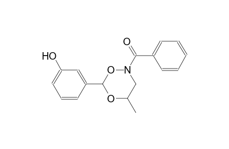 phenol, 3-(2-benzoyldihydro-4-methyl-2H-1,5,2-dioxazin-6-yl)-