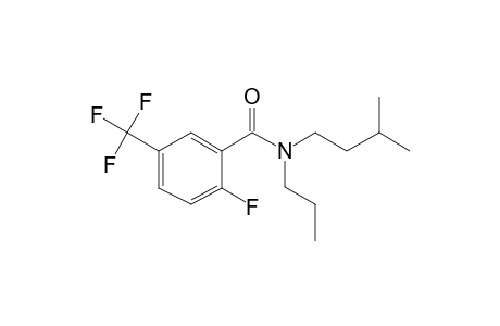 Benzamide, 2-fluoro-5-trifluoromethyl-N-propyl-N-(3-methylbutyl)-