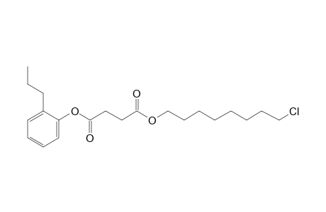 Succinic acid, 8-chlorooctyl 2-propylphenyl ester