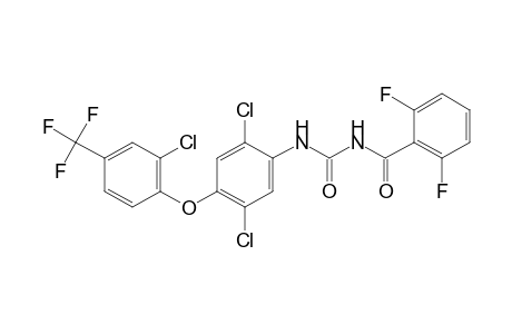 Benzamide, N-[[[2,5-dichloro-4-[2-chloro-4-(trifluoromethyl)phenoxy]phenyl]amino]carbonyl]-2,6-difluoro-