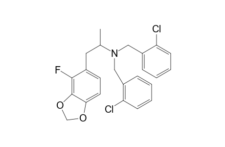 N,N-Bis(2-chlorobenzyl)-2-fluoro-3,4-methylenedioxyamphetamine