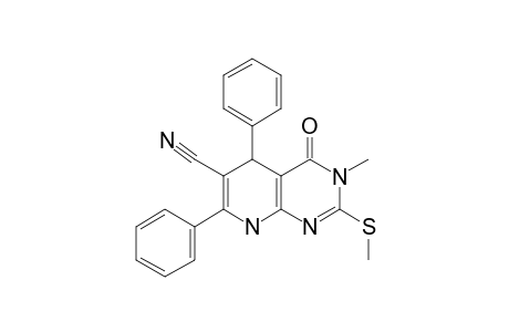 6-CYANO-3-METHYL-2-METHYLSULFANYL-5,7-DIPHENYL-5,8-DIHYDROPYRIDO-[2,3-D]-PYRIMIDIN-4(3H)-ONE