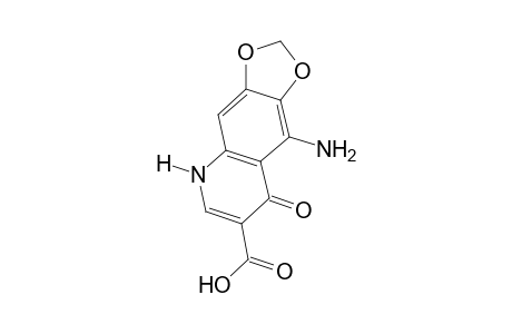 9-AMINO-5,8-DIHYDRO-8-OXO-1,3-DIOXOLO[4,5-g]QUINOLINE-7-CARBOXYLIC ACID