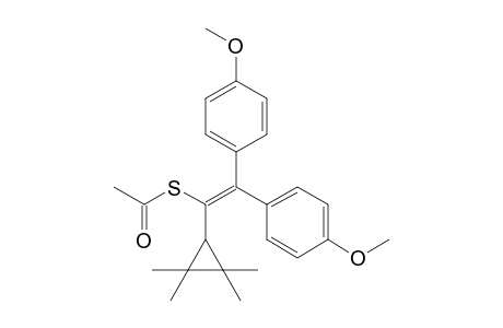 S-2,2-Bis(4-methoxyphenyl)-1-(2,2,3,3-tetramethylcyclopropyl)vinylethanethioate