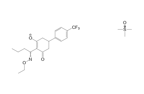 2-Cyclohexen-1-one, 2-[1-(ethoxyimino)butyl]-3-hydroxy-5-[4-(trifluoromethyl)phenyl]-, salt with trimethylsuloxonium