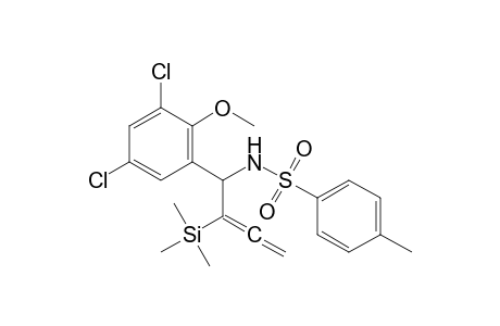 N-[1-(3,5-Dichloro-2-methoxyphenyl)-2-(trimethylsilyl)buta-2,3-dienyl]-4-methyl-benzenesulfonamide