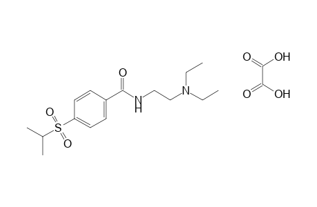 N-[2-(diethylamino)ethyl]-p-(isopropylsulfonyl)benzamide, oxalate(1:1)(salt)